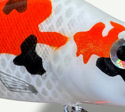 The Walleye Bait 5” Koi – Custom painted bait - voor snoek en grote roofvis