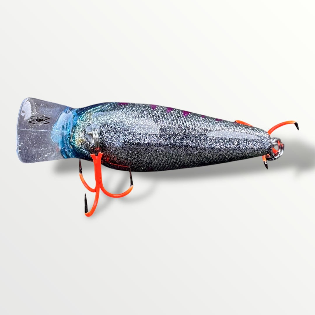 Square Bill Bait ''3 1/4'' Blue Glitter man