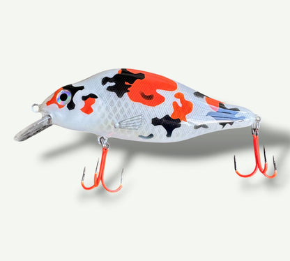 The Walleye Bait 5” Koi – Custom painted bait - voor snoek en grote roofvis