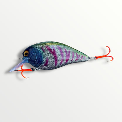 Square Bill Bait ''3 1/4'' Blue Glitter man