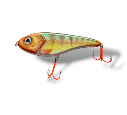 The Jerkbait slider 6" Perche