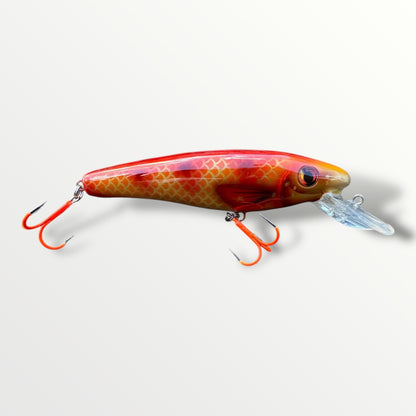 The ErnieCc 6” custom gespoten en UV treble #1 afgehaakt