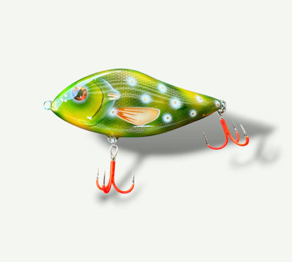 Jerkbait slider 4” Nuclear Gill