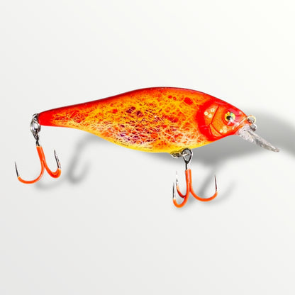 The Maimar Shad jerk 8cm  Flame