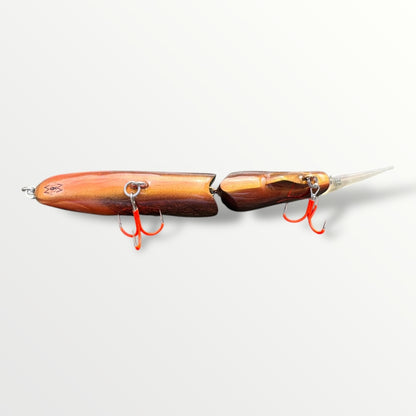 Trout Glider 7” swimbait custom gespoten en UV treble #2 afgehaakt.