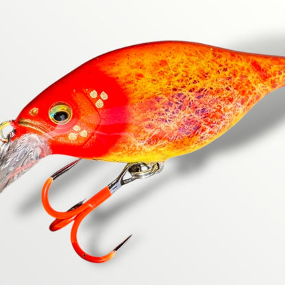 The Maimar Shad jerk 8cm  Flame