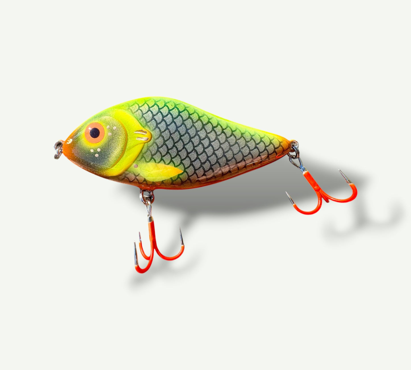 Jerkbait slider 4” Neon