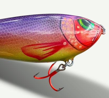 Musky 6” Softtail Swimmer SunsetRaider