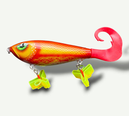 Musky 6” Softtail Swimmer GoldFish