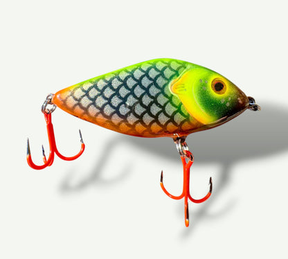 Jerkbait slider 2,75” Neon