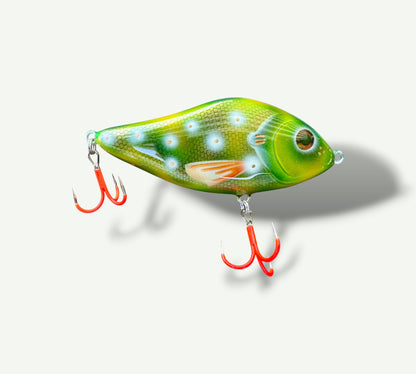Jerkbait slider 4” Nuclear Gill