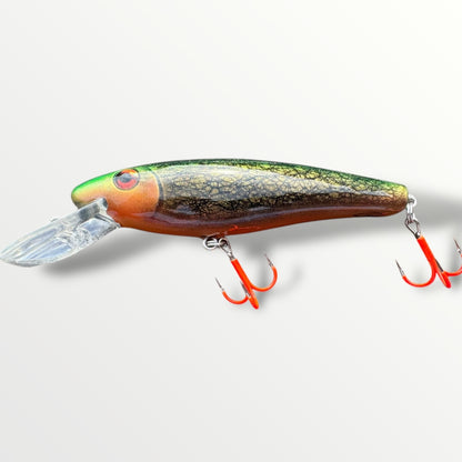 The ErnieCC 6” custom gespoten en UV treble #1 afgehaakt.