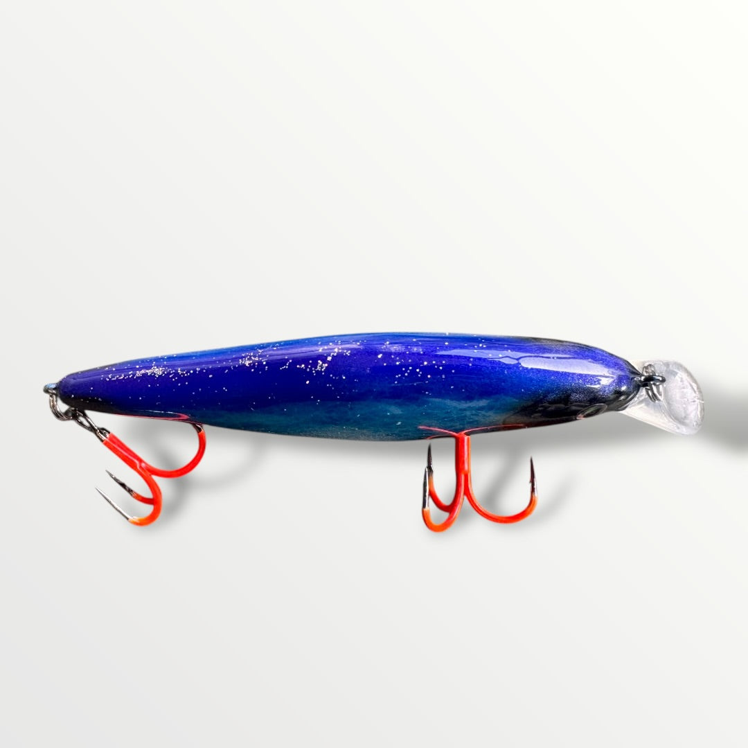 The Maimar Shad jerk 8cm  blueShine