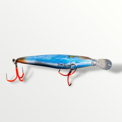 The Maimar Shad jerk 8cm  blueShine