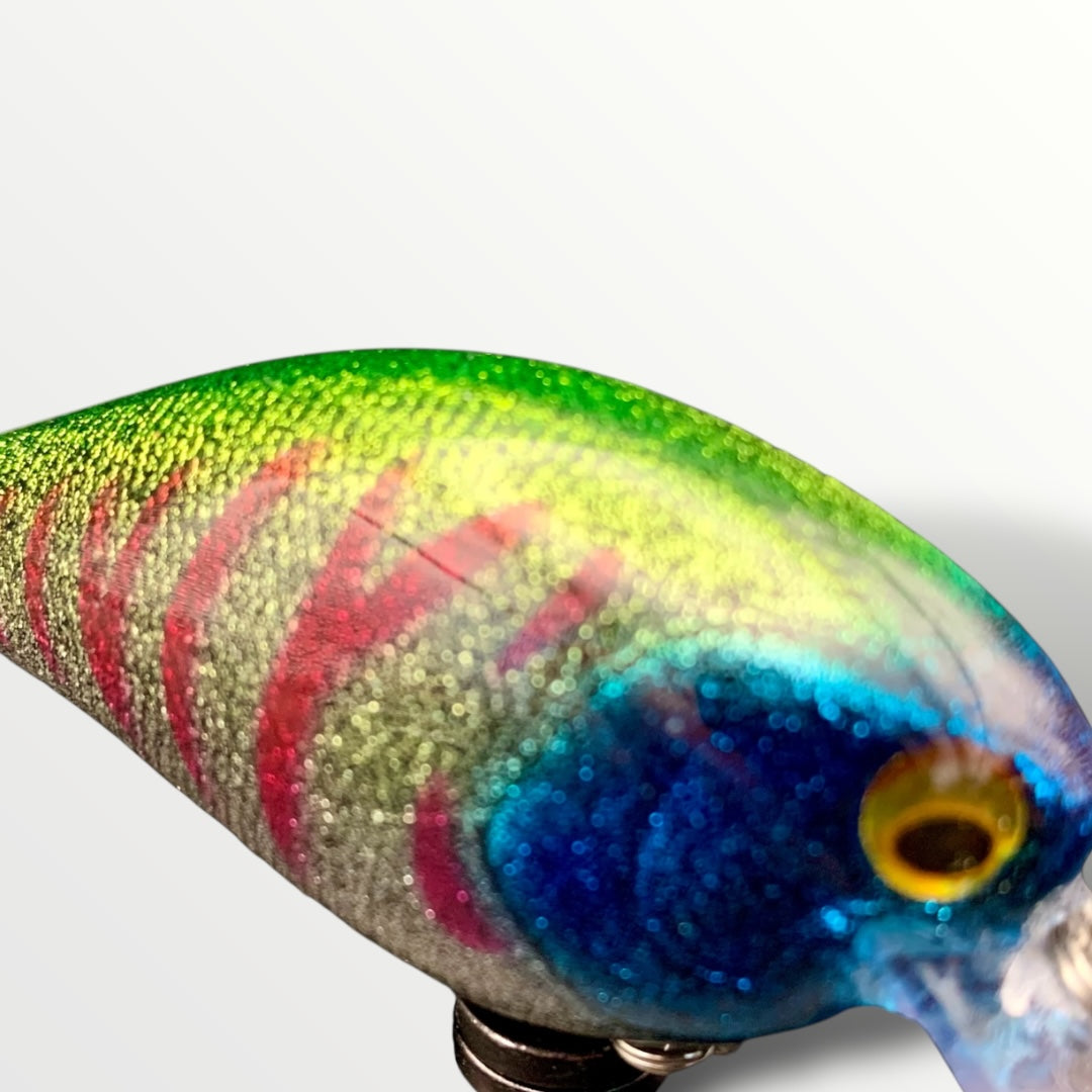 Square Bill Bait ''3 1/4'' Blue Glitter man