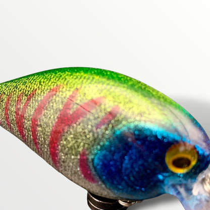 Square Bill Bait ''3 1/4'' Blue Glitter man
