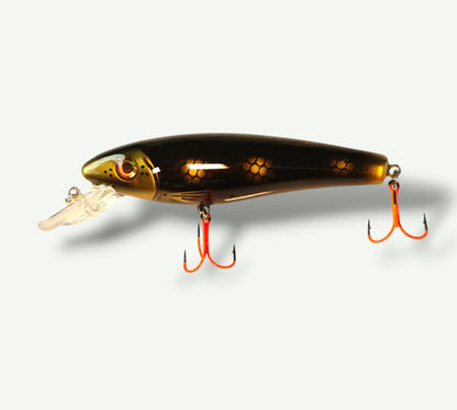 ErnieCC 6'' Goldenblack - Snoek Crankbait - Custom  Painted