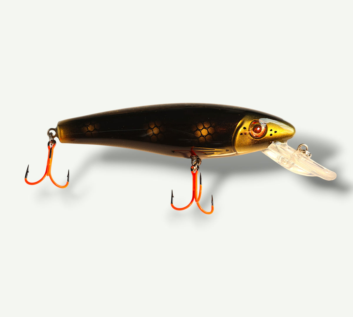 ErnieCC 6'' Goldenblack - Snoek Crankbait - Custom  Painted